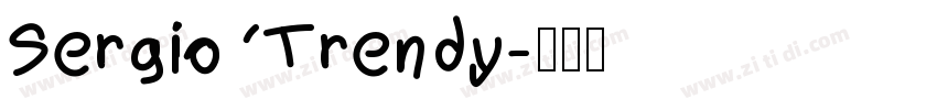 Sergio Trendy字体转换
